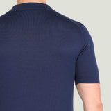 JOHN SMEDLEY Adrian Polo Shirt – Sea Island Cotton – French Navy