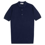 JOHN SMEDLEY Adrian Polo Shirt – Sea Island Cotton – French Navy