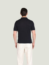 JOHN SMEDLEY Adrian Polo Shirt – Sea Island Cotton – Midnight