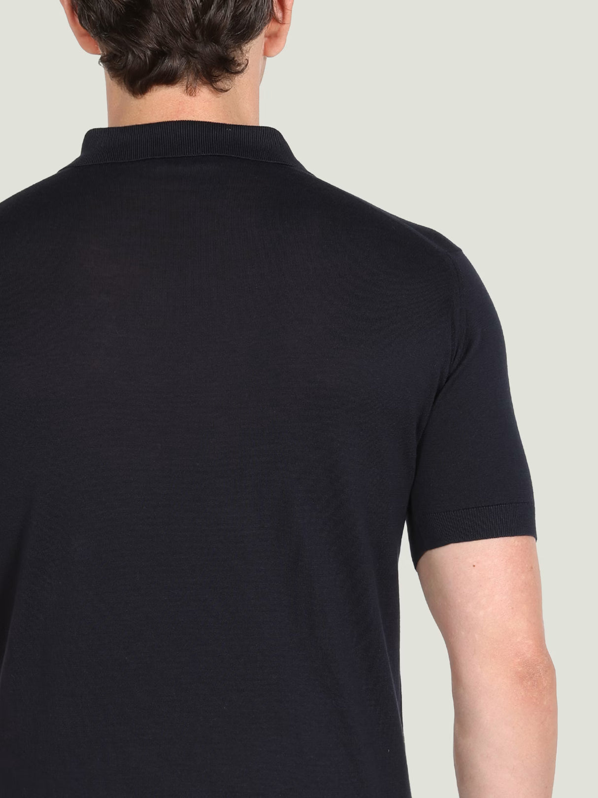 JOHN SMEDLEY Adrian Polo Shirt – Sea Island Cotton – Midnight