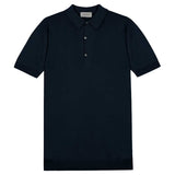 JOHN SMEDLEY Adrian Polo Shirt – Sea Island Cotton – Midnight