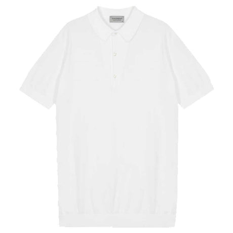 JOHN SMEDLEY Adrian Polo Shirt – Sea Island Cotton – White
