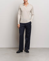 John Smedley Belper in Grey Fleece — view 2