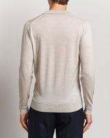 John Smedley Belper in Grey Fleece — view 4