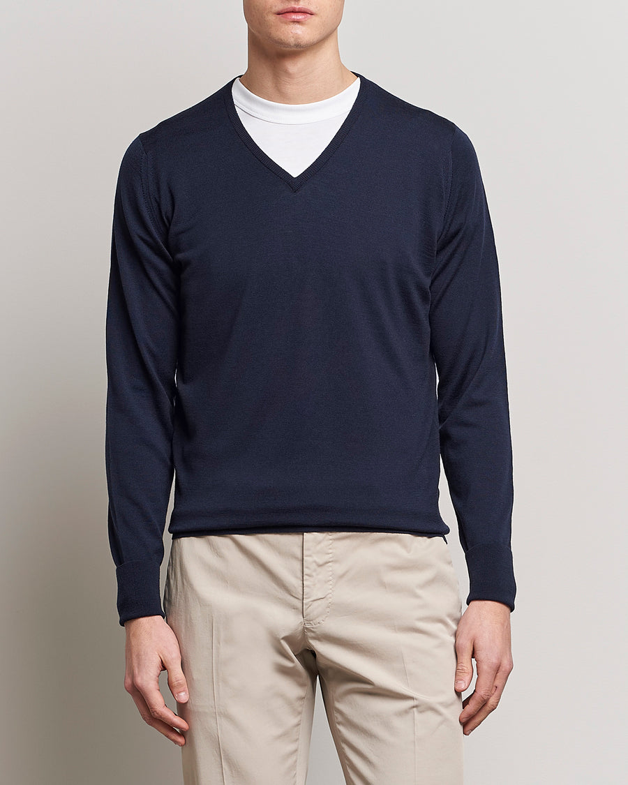 John Smedley Bobby in Midnight — view 3