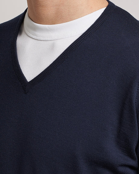 John Smedley Bobby in Midnight — view 5