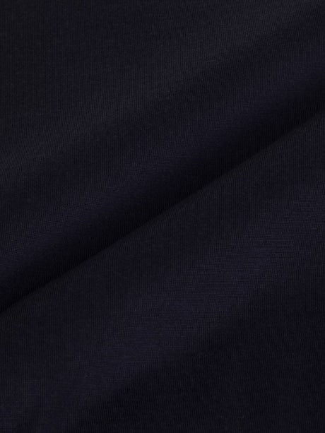 JOHN SMEDLEY Caverhill Long Sleeved Polo Shirt – Extra Fine Merino Wool – Midnight