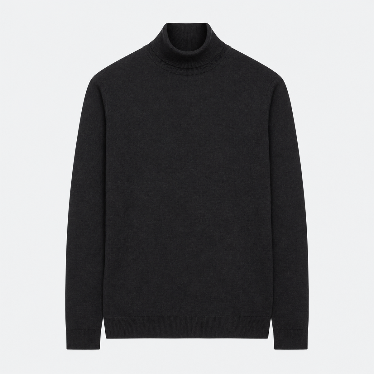 John Smedley Cherwell roll neck jumper in Black