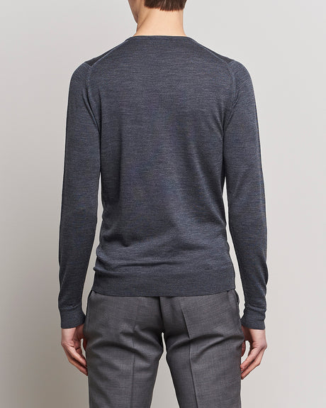 John Smedley Lundy in Charcoal — view 4