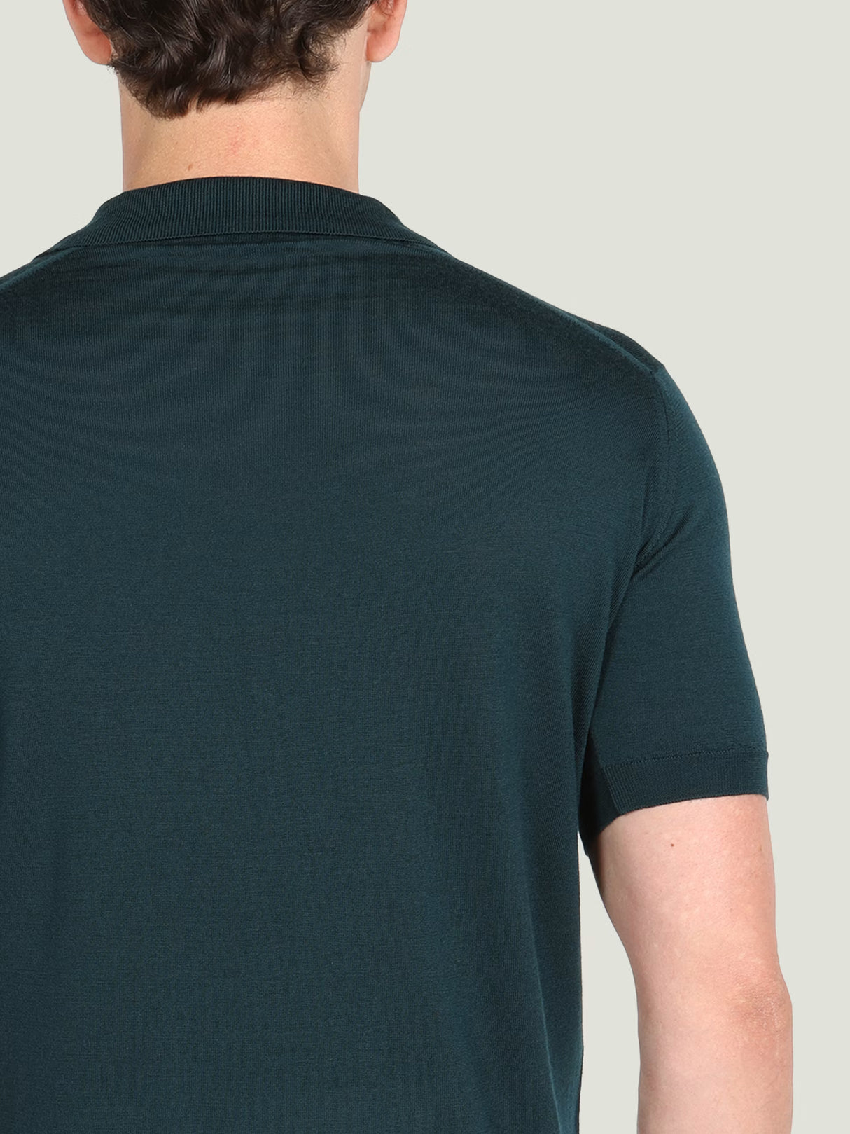 JOHN SMEDLEY Macloud Polo Shirt – Extra Fine Merino Wool – Richardson Green