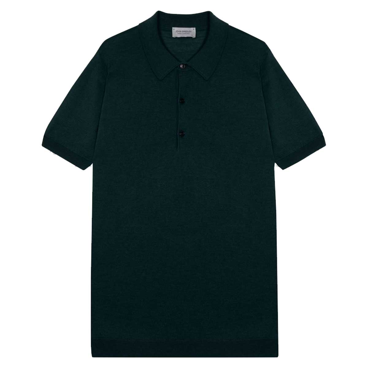 JOHN SMEDLEY Macloud Polo Shirt – Extra Fine Merino Wool – Richardson Green