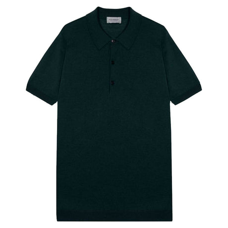 JOHN SMEDLEY Macloud Polo Shirt – Extra Fine Merino Wool – Richardson Green