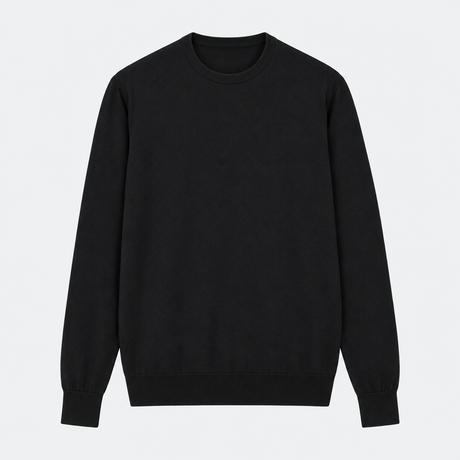 John Smedley Marcus crew neck jumper in Black