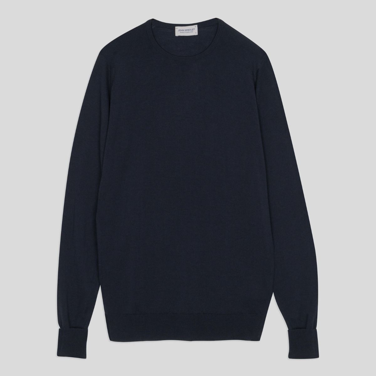 John Smedley Marcus crew neck jumper in Midnight