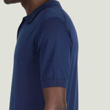 JOHN SMEDLEY Noah Polo Shirt – Sea Island Cotton – French Navy