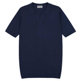JOHN SMEDLEY Noah Polo Shirt – Sea Island Cotton – French Navy