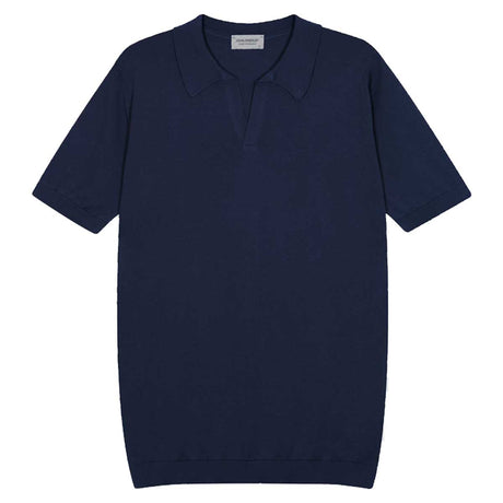 JOHN SMEDLEY Noah Polo Shirt – Sea Island Cotton – French Navy