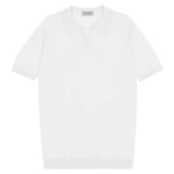 JOHN SMEDLEY Noah Polo Shirt – Sea Island Cotton – White
