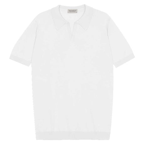 JOHN SMEDLEY Noah Polo Shirt – Sea Island Cotton – White