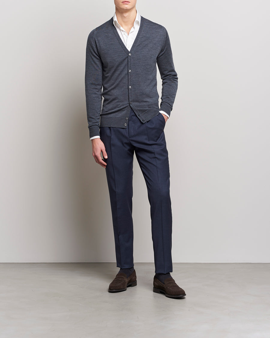John Smedley Petworth in Charcoal — view 2