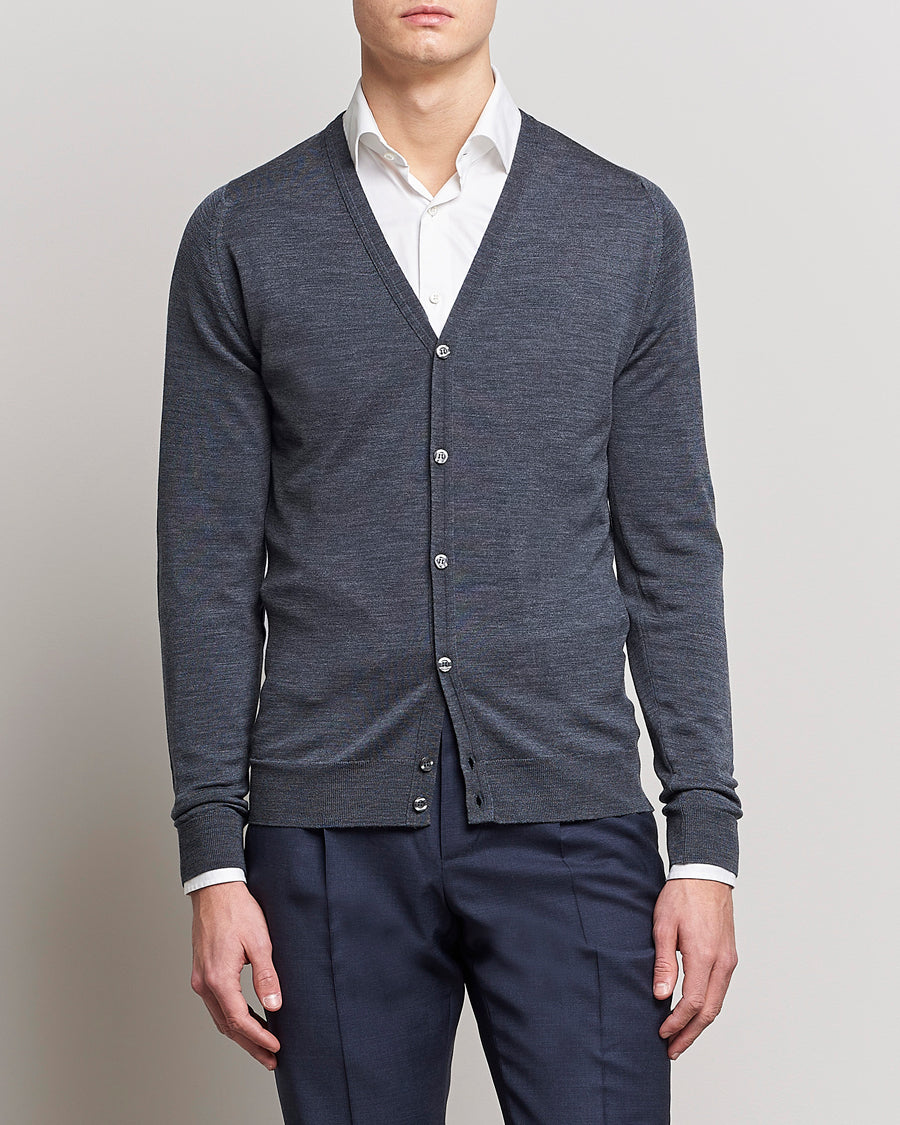 John Smedley Petworth in Charcoal — view 3