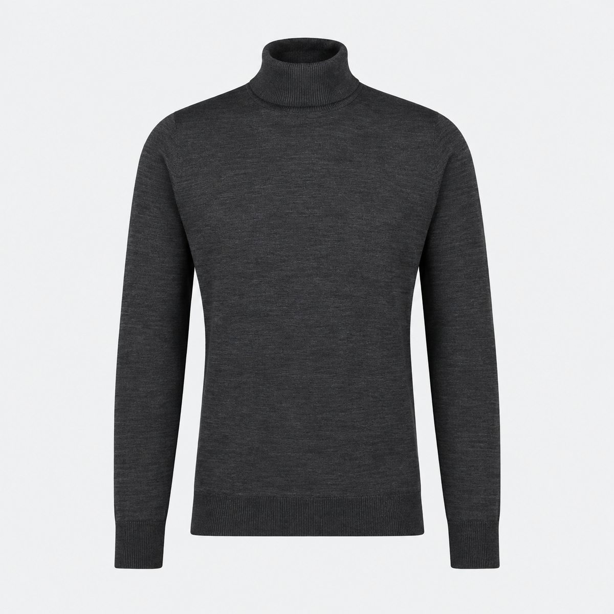John Smedley Richards roll neck jumper in Hepburn Smoke
