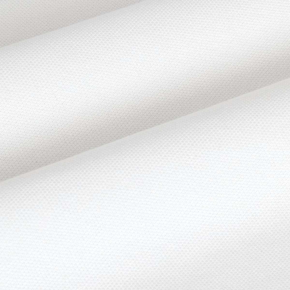 JOHN SMEDLEY Roth Textured Polo Shirt – Sea Island Cotton – White