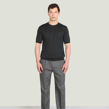 JOHN SMEDLEY Torin T-Shirt – Sea Island Cotton – Black