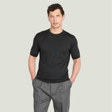 JOHN SMEDLEY Torin T-Shirt – Sea Island Cotton – Black