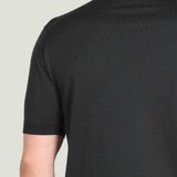 JOHN SMEDLEY Torin T-Shirt – Sea Island Cotton – Black