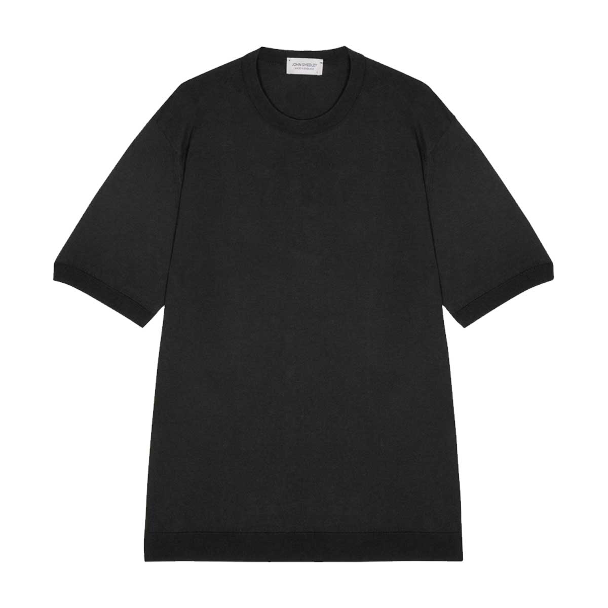 JOHN SMEDLEY Torin T-Shirt – Sea Island Cotton – Black