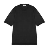 JOHN SMEDLEY Torin T-Shirt – Sea Island Cotton – Black