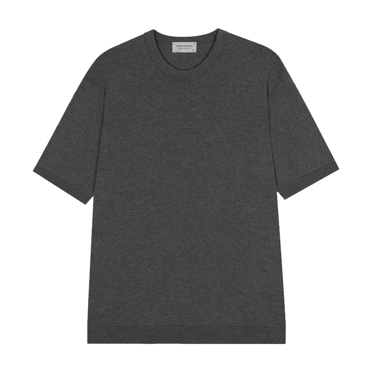 JOHN SMEDLEY Torin T-Shirt – Sea Island Cotton – Charcoal