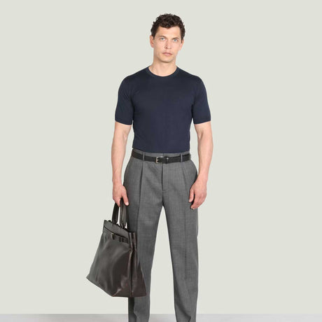 JOHN SMEDLEY Torin T-Shirt – Sea Island Cotton – Midnight
