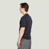 JOHN SMEDLEY Torin T-Shirt – Sea Island Cotton – Midnight
