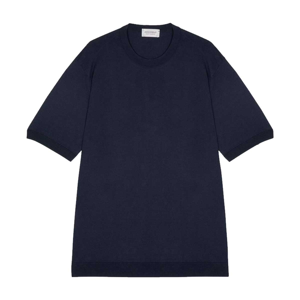 JOHN SMEDLEY Torin T-Shirt – Sea Island Cotton – Midnight