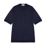 JOHN SMEDLEY Torin T-Shirt – Sea Island Cotton – Midnight