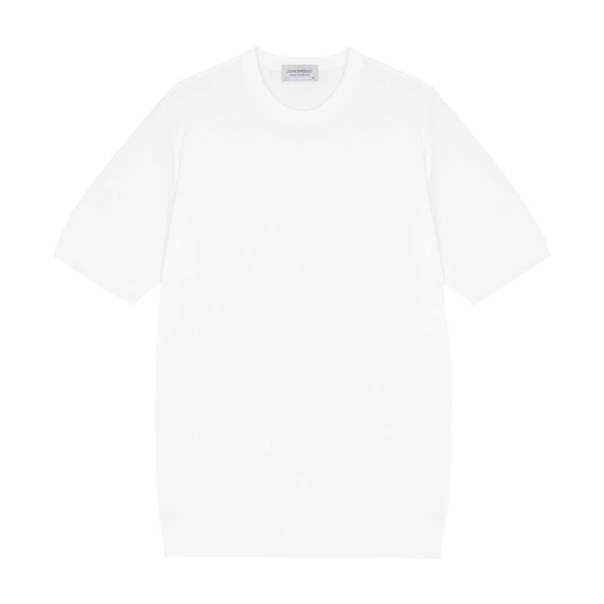 JOHN SMEDLEY Torin T-Shirt – Sea Island Cotton – White