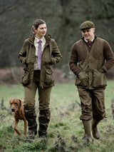 seeland kerry shooting shirt womens estate blue pine green check gallery image 2