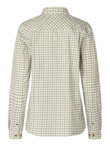 seeland kerry shooting shirt womens estate blue pine green check back