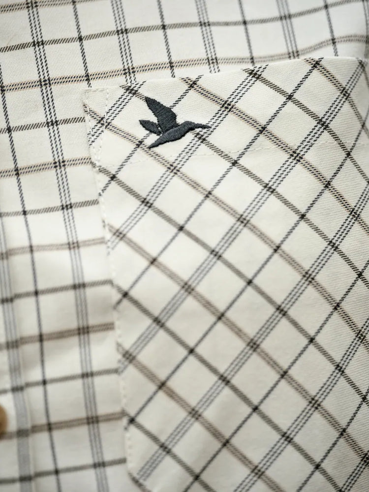 seeland kerry shooting shirt womens estate blue pine green check gallery image 8