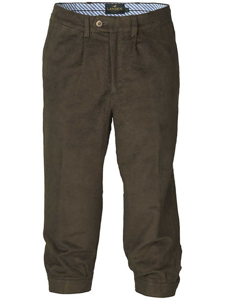 LAKSEN Belgravia Moleskin Breeks - Mens - Loden