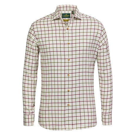 LAKSEN Brushed Organic Cotton Shirt - Mens - Karl Check