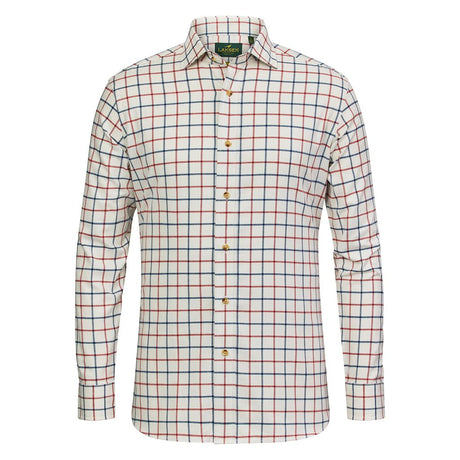 LAKSEN Brushed Organic Cotton Shirt - Mens - Magnus Check