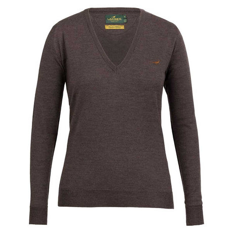 LAKSEN Camilla V-Neck Sweater - Women's - Chocolate