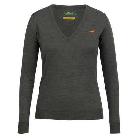 LAKSEN Camilla V-Neck Sweater - Women's - Loden Green