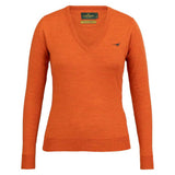 LAKSEN Camilla V-Neck Sweater - Women's - Orange