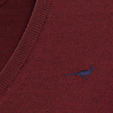LAKSEN Camilla V-Neck Sweater - Women's - Vintage Red