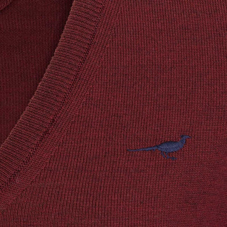 LAKSEN Camilla V-Neck Sweater - Women's - Vintage Red
