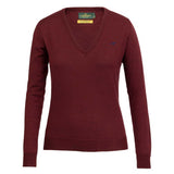 LAKSEN Camilla V-Neck Sweater - Women's - Vintage Red